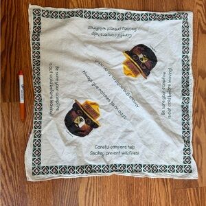 Smokey the Bear Handkerchief